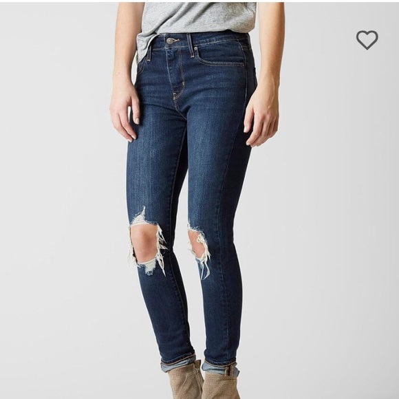 Levi’s 721 ripped high-waisted skinny jeans - Picture 2 of 6
